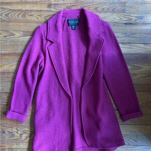 Vibrant Pink Trench Coat